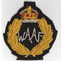 WAAF wire blazer badge